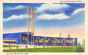 Food Building Number 3 Gordon Mural New York World's Fair 1939 linen pos...