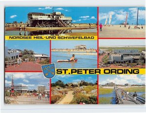 Postcard Nordsee Heil-Und Schwefelbad, St. Peter Ording, Germany