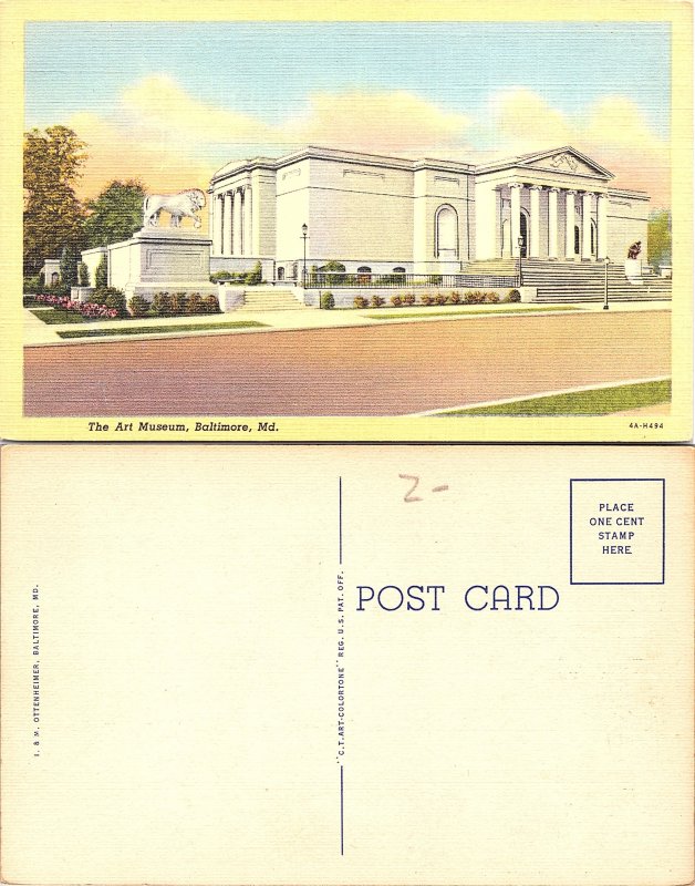 The Art Museum, Baltimore, Maryland