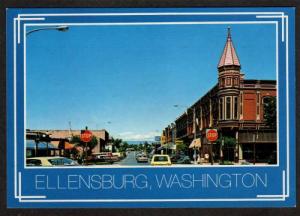 WA Davidson Bldg ELLENSBURG WASHINGTON PC Ranier Bank Postcard