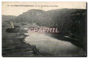 Jura-Touriste- Bonlieu- Lake Villas and Old Post Card