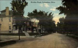 Columbus OH Bryden Road c1910 Postcard