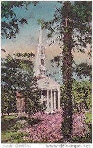 The Village Chapel In Its Attractive Setting Pinehurst North Carolina Handcol...