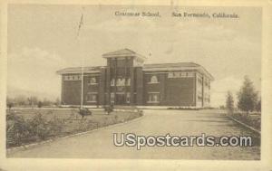 Grammar School San Fernando CA Unused
