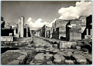 Postcard - Orpheus Cross-road - Pompei, Italy