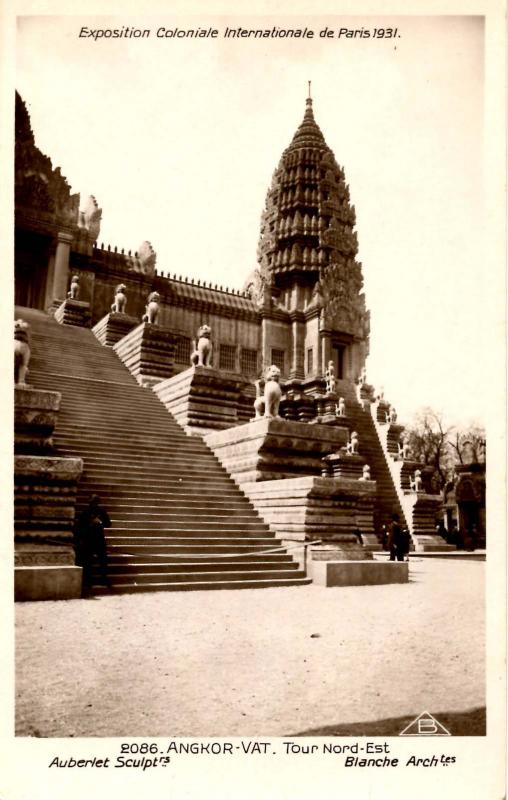 France - Paris, 1931. International Colonial Exposition, Angkor-Vat *RPPC