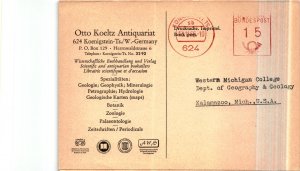 Otto Koeltz Antiquariat, scientific bookseller, Koenigstein, West Postcard