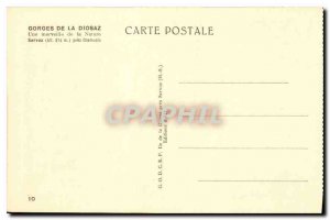 Postcard Old Gorge in Winter Gorges Diosaz