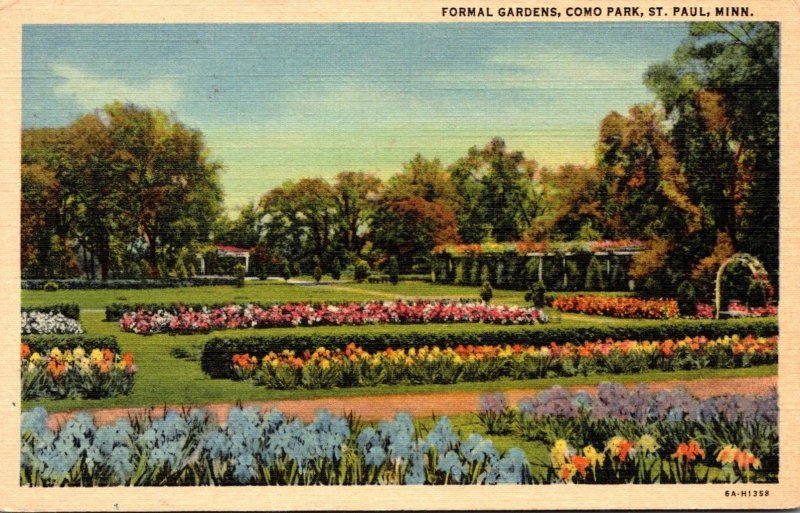 Minnesota St Paul Como Park Formal Gardens Curteich