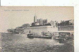 Malta Postcard - Marsamuscetto Harbour - Ref 15811A