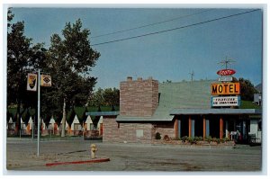 c1950's Scott Shady Court Motel Roadside Winnemucca Nevada NV Vintage Postcard