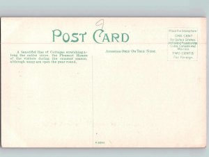 c1910 The Cottage Line Virginia Beach Norfolk VA Postcard