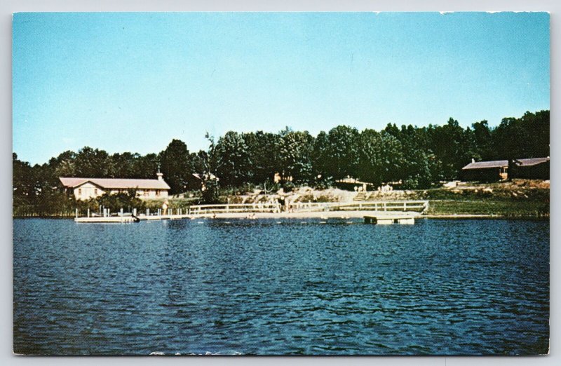 Brownstown Indiana~Presbyterian Church Camp PYOCA~Lake Front Dock & Lodge~1960 