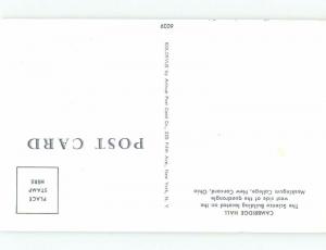 Unused Pre-1980 Muskingum College - New Concord Ohio OH E1578