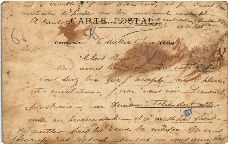 CPA Farm Scene (1320054)