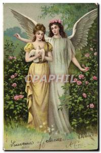 Old Postcard Fantasy Angel Angels