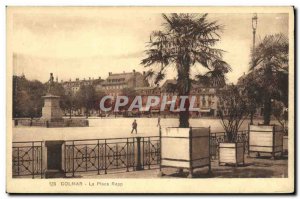 Old Postcard Colmar Place Rapp