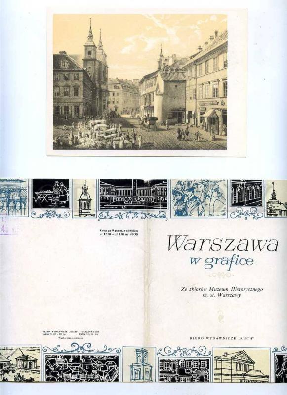 182223 POLAND WARSZAWA Ceglinski Lerue Matuszkiewicz set 9 PC