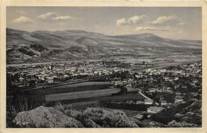 Pirot Serbia 1920s Postcard Aerial View Town and Landscape