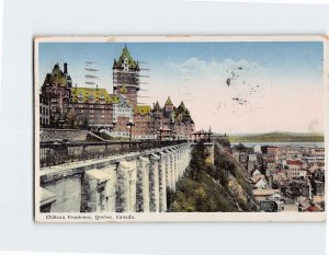 Postcard Château Frontenac Quebec City Canada