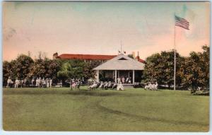 SEBRING, Florida FL   Handcolored KENILWORTH LODGE Golf Club  Albertype Postcard