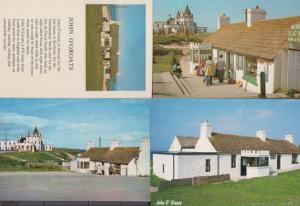 John O Groats Last House 4x 1980s Scottish Postcard s