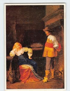 Postcard Soldiers' sweetheart by Palamedes, Prado, Madrid, Spain