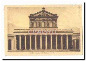 Italy Roma Old Postcard Basilica di S. Paolo fuori le Mura