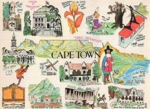 Cape Town South Africa University Beach Giant PB Rare Postcard