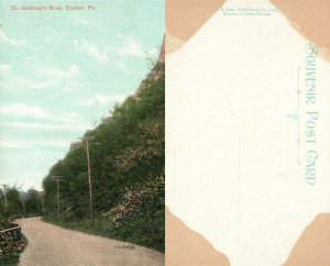 EASTON PA ST.ANTHONY'S NOSE UNDIVIDED ANTIQUE POSTCARD