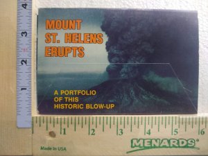 Postcard Folder Mt. St. Helens Erupts, A Portfolio Of This Historic Blow-Up, WA