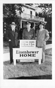 Abilene Kansas President Eisenhower Home RPPC Photo Postcard 20-11507