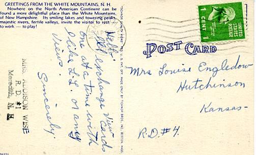 Large Letter - NH, White Mountains