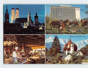 Postcard Hilton International Munich, Germany