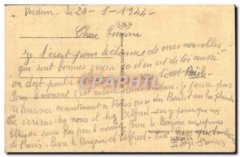 Verdun Old Postcard