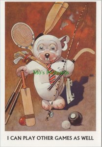 Advertising Postcard - Dog - I Play Other Games As Well Ref.RR15184