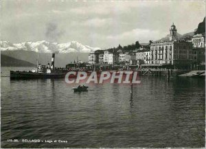 Modern Postcard Bellagio Lage Come the boat