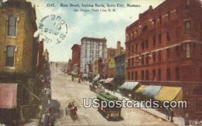 Main Street - Butte City, Montana MT  