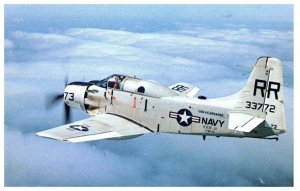 Douglas EA 1H Skyraider US Navy Airplane Postcard