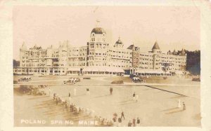 Poland Springs Hotel Maine 1919 RPPC Real Photo postcard