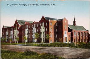 Edmonton Alberta St Joseph's College University AB Alta Postcard E79