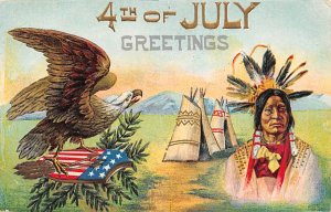 Fourth of July Postcard