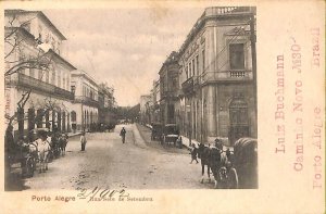 ac1551 - BRAZIL - VINTAGE POSTCARD  - Porto Alegre - 1902