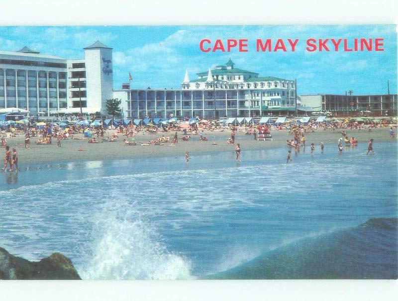 Unused Pre-1980 MOTELS ALONG BEACH Cape May New Jersey NJ d6500