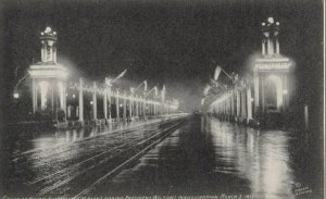 WASHINGTON D. C. , 1917 ; Court of Honor at Night, President Wilson Inaguration