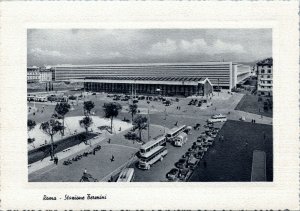 postcard Rome, Italy - Stazione Termini