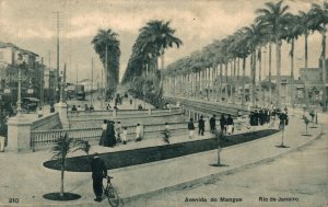 Brazil Avenida do Mangue Rio de Janeiro Vintage Postcard 08.44