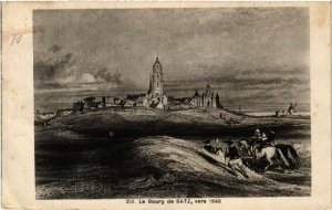 CPA Le BOURG de BATZ vers 1840 (587787)