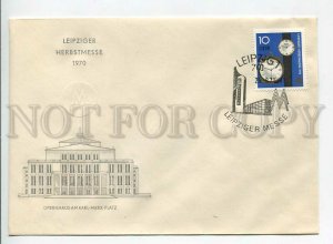 446852 EAST GERMANY GDR 1970 year FDC Fair in Leipzig