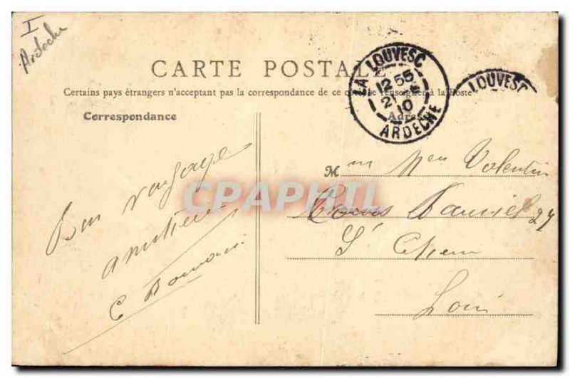 Old Postcard Louvesc Basilica